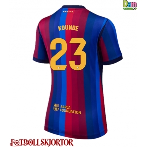Barcelona Jules Kounde #23 Hemmatröja Dam 2026-27 Kortärmad